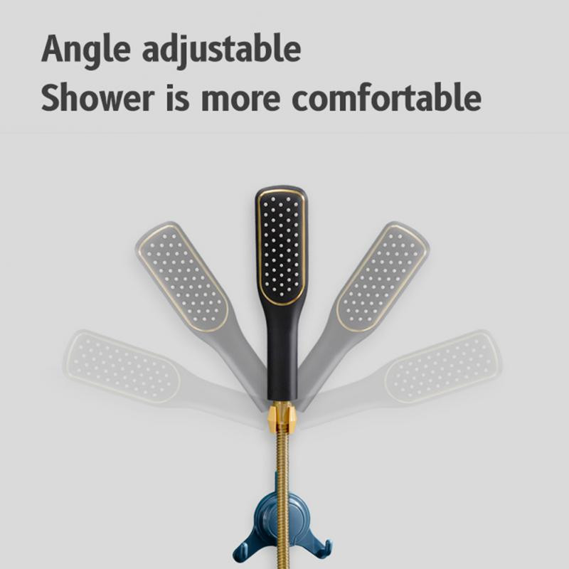 Βάση κεφαλής ντουζιέρας Μπάνιου Αυτοκόλλητοι γάντζοι Στήριγμα ντους Κρεμάστρα τοίχου με 2 άγκιστρα Βάση βάσης SPA