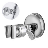 Universalūs reguliuojami dušo tvirtinimo laikikliai siurbtuko laikiklis, pilnai padengtas vonios kambario dušo bėgelio galvutės laikiklis, stabilus sukimasis