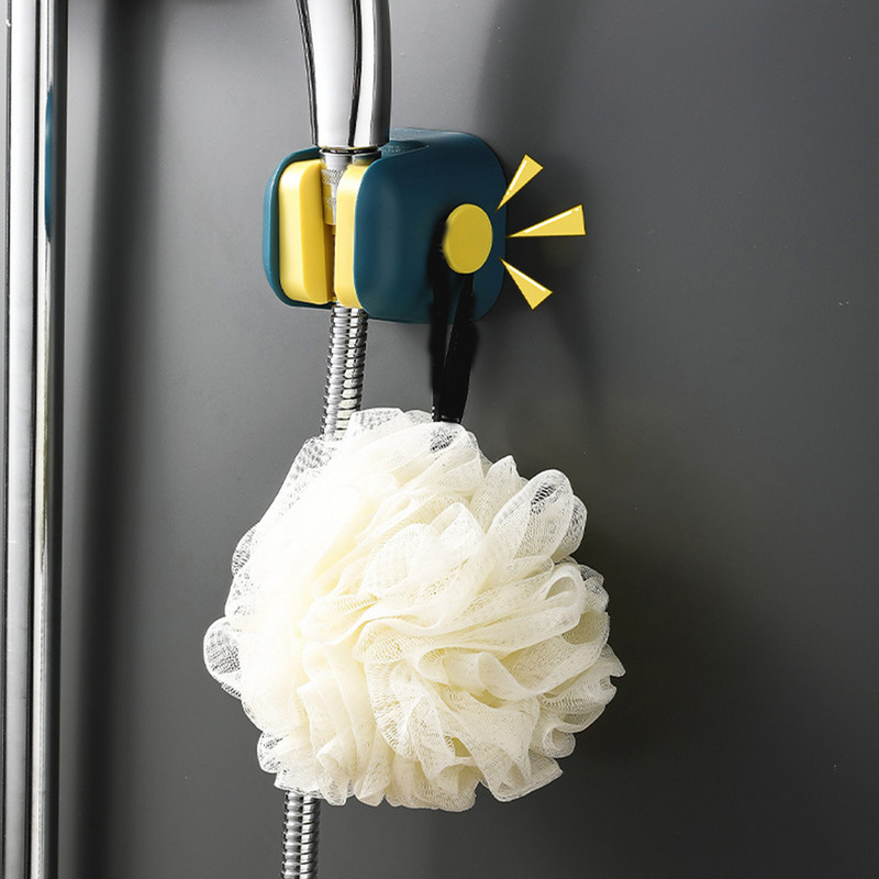 Στήριγμα ντουζιέρας σιλικόνης Ανθεκτική επαναχρησιμοποιήσιμη αφαιρούμενη βάση ντους Χειρός βεντούζα ντουζιέρας Βάση ντους Προμήθειες μπάνιου