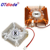 LED hűtőborda hűtő alumínium ventilátorral 5 V 12 V radiátor hűtő hűtőborda 3 W 5 W 10 W COB elektronikus chip IC LED számítógép hő