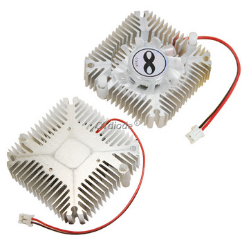 Ψύκτρα LED Αλουμίνιο με ψύξη με Fan5V 12V Καλοριφέρ Ψυγείο ψύξης για 3W 5W 10W COB Ηλεκτρονικό τσιπ IC LED Θερμικό υπολογιστή