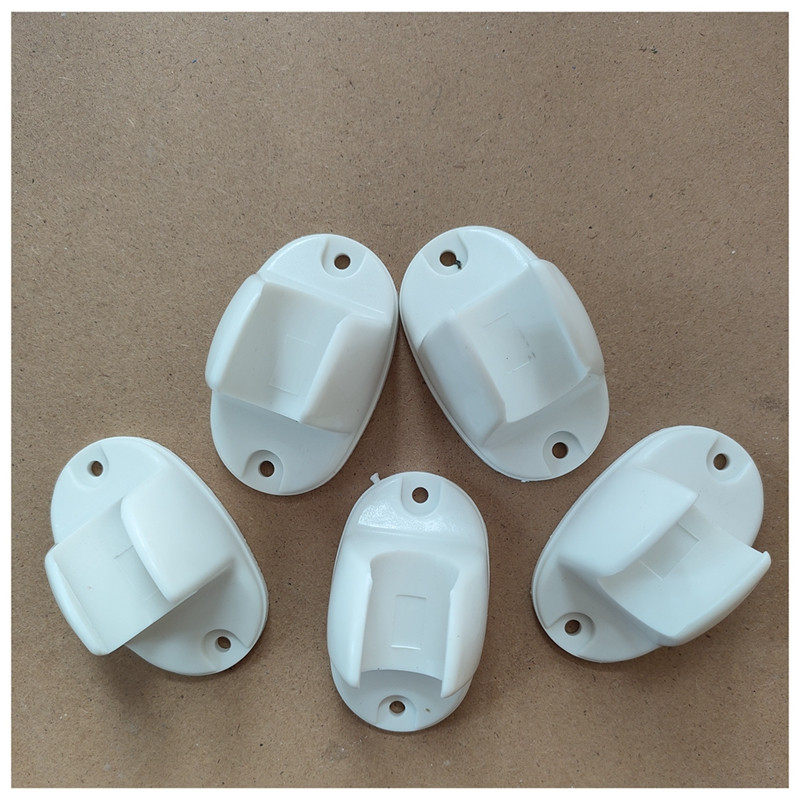 5 τμχ Λευκά στηρίγματα στήριξης ντους Φιλικά προς το περιβάλλον Πλαστική σταθερή βάση τοίχου Σπίτι Φτηνά πρακτικά αξεσουάρ μπάνιου