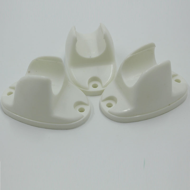 5 τμχ Λευκά στηρίγματα στήριξης ντους Φιλικά προς το περιβάλλον Πλαστική σταθερή βάση τοίχου Σπίτι Φτηνά πρακτικά αξεσουάρ μπάνιου