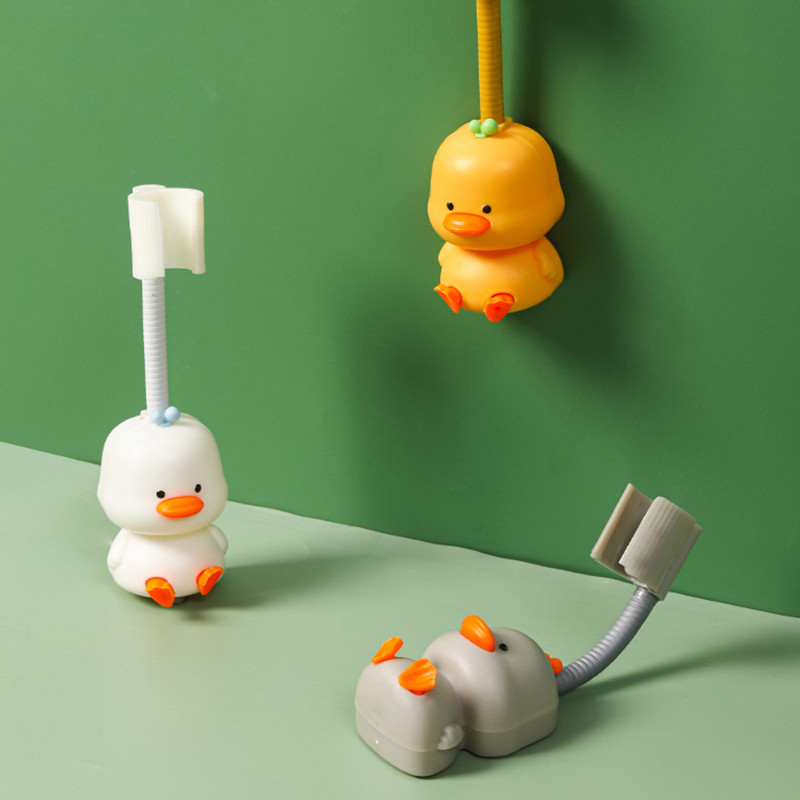 Βάση κεφαλής ντους 360° Ρυθμιζόμενη αυτοκόλλητη βάση κεφαλής ντους Βάση τοίχου με 2 άγκιστρα Βάση SPA Μπάνιο Universal ABS 1 τμχ