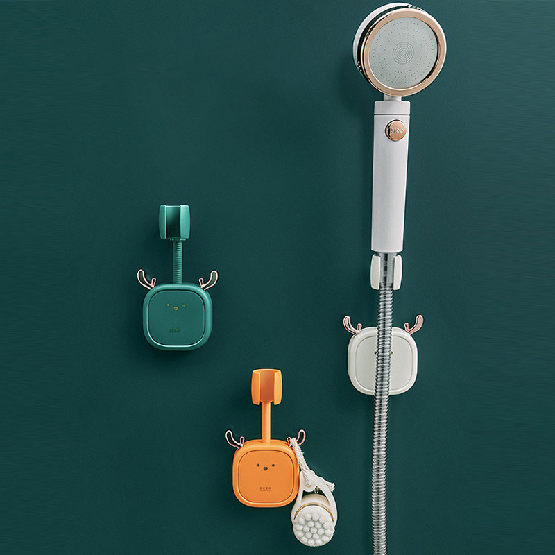 Βάση στήριξης κεφαλής ντους γενικής χρήσης, ρυθμιζόμενη φορητή βάση στήριξης, πλαστική θήκη ντουζιέρας με λάστιχο ψεκασμού