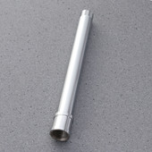 20 cm pikkune dušivarre pikendustoru Kasutage roostevabast terasest toru (hõbedane)