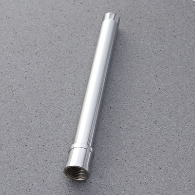 20 cm hosszú zuhanykar hosszabbító cső Használjon rozsdamentes acél csövet (ezüst)