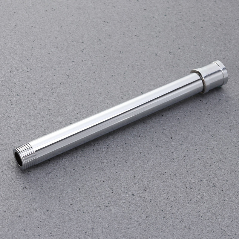 20 cm pikkune dušivarre pikendustoru Kasutage roostevabast terasest toru (hõbedane)