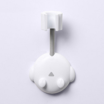 Държач за душ слушалка Регулируема анимационна стойка за душ без удар Лесно инсталиране за основа за душ глава за баня SEC88
