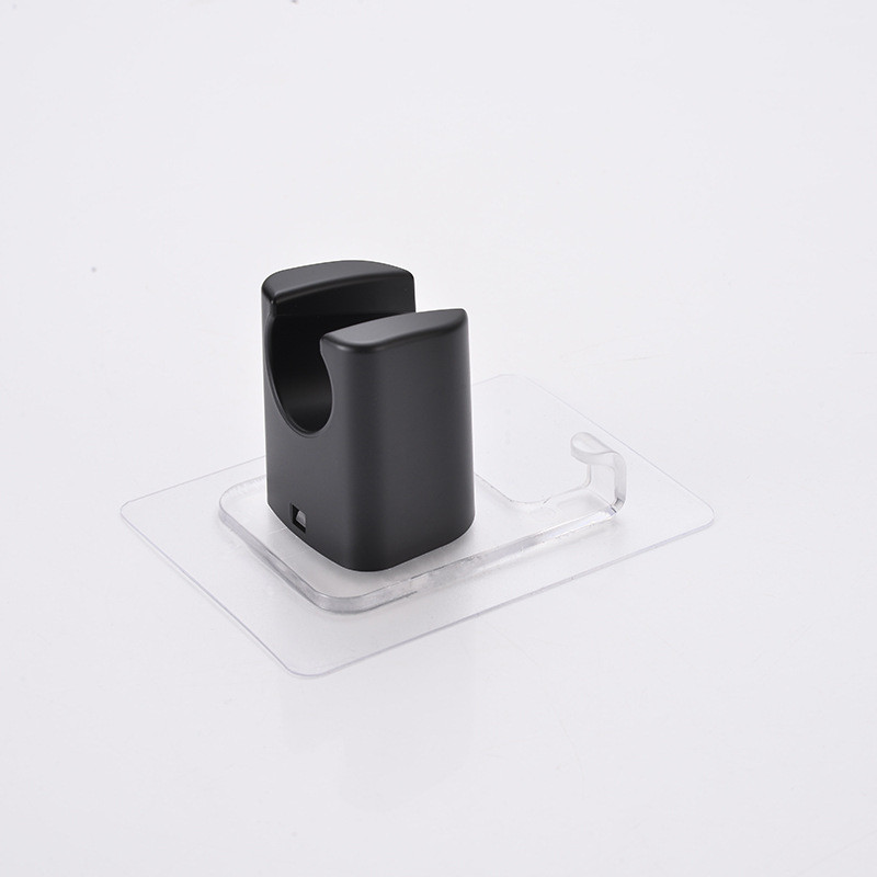 Βάση ντουζιέρας 1 τεμ. Αυτοκόλλητο στήριγμα ντους επιτοίχιας με σταθερή βάση με γάντζο ακροφύσιο ντους για αξεσουάρ μπάνιου