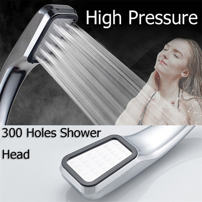 Διακόπτης χειρός ντους κεφαλής υψηλής πίεσης νερού εξοικονόμησης 300 οπών Spa shower-head sprinkler Rainhead Sprayer Αξεσουάρ μπάνιου