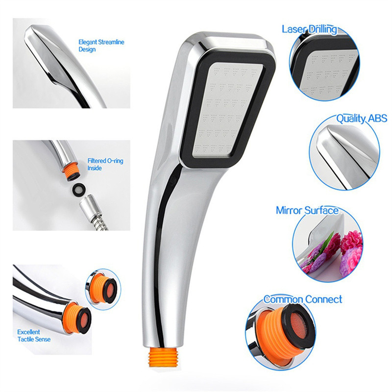 Διακόπτης χειρός ντους κεφαλής υψηλής πίεσης νερού εξοικονόμησης 300 οπών Spa shower-head sprinkler Rainhead Sprayer Αξεσουάρ μπάνιου