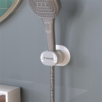 Регулируема поставка за спринклер за душ за баня Здрава вендуза за стена Преносима поставка за съхранение на слушалка за душ Инструменти за баня