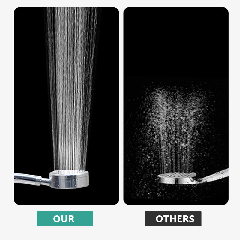 Μαύρη κεφαλή μπάνιου ντους από ανοξείδωτο χάλυβα Αντοχή στις πτώσεις Χειρός τοίχος Υψηλής πίεσης Μπάνιο με εξοικονόμηση νερού Ντους βροχής