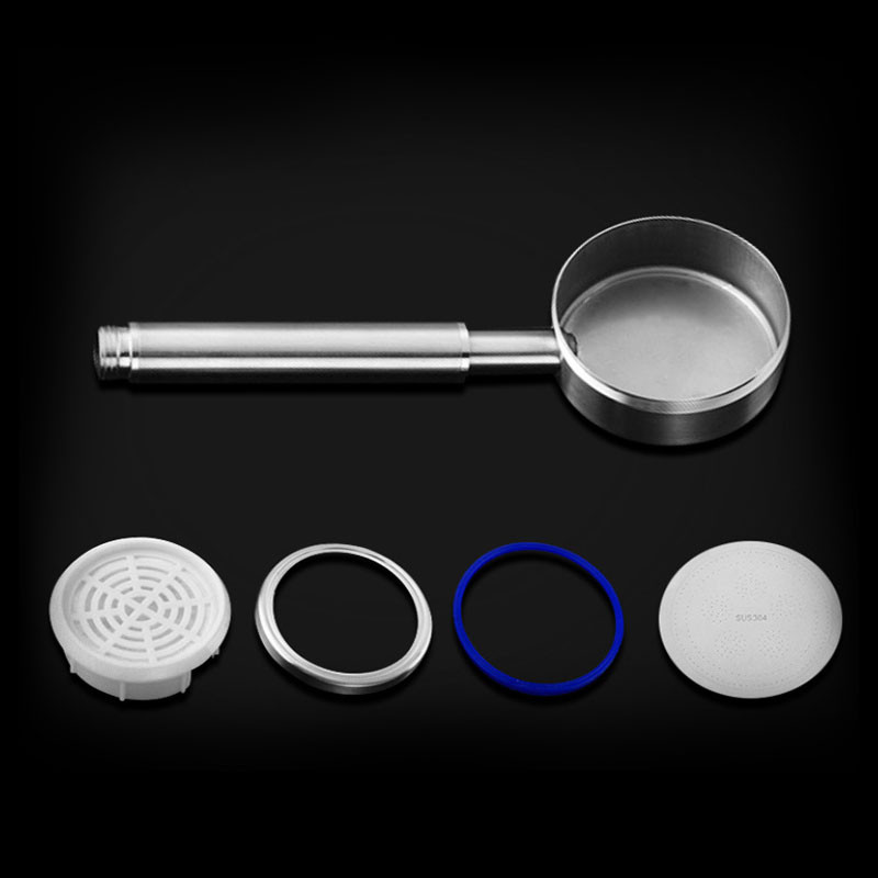 Μαύρη κεφαλή μπάνιου ντους από ανοξείδωτο χάλυβα Αντοχή στις πτώσεις Χειρός τοίχος Υψηλής πίεσης Μπάνιο με εξοικονόμηση νερού Ντους βροχής