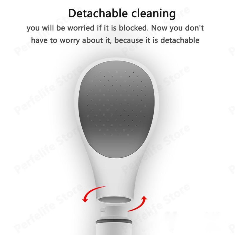 Υψηλής ποιότητας κεφαλή ντους βροχόπτωσης Ακροφύσιο ψεκασμού φίλτρου εξοικονόμησης νερού υψηλής πίεσης Λευκή κεφαλή ντους εξοικονόμησης νερού