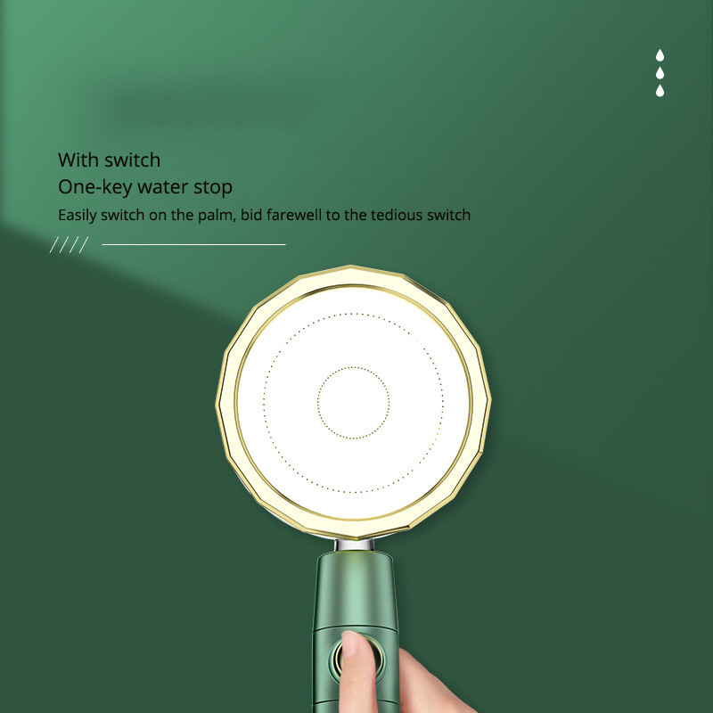 Κεφαλή ντουζιέρας φίλτρου υλικού ABS με ένα κλειδί, με ένα κλειδί, χωρίς περιστροφή, αποσπώμενη για καθαρισμό