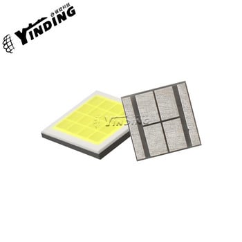 1τμχ YINDING 7070 16 πυρήνα αεροπλάνο 50W υψηλής ισχύος LED δίοδος εκπομπής φωτός 6000-6500K Ψυχρό λευκό Πηγή προβολέων αυτοκινήτου Φιτίλι προβολέων