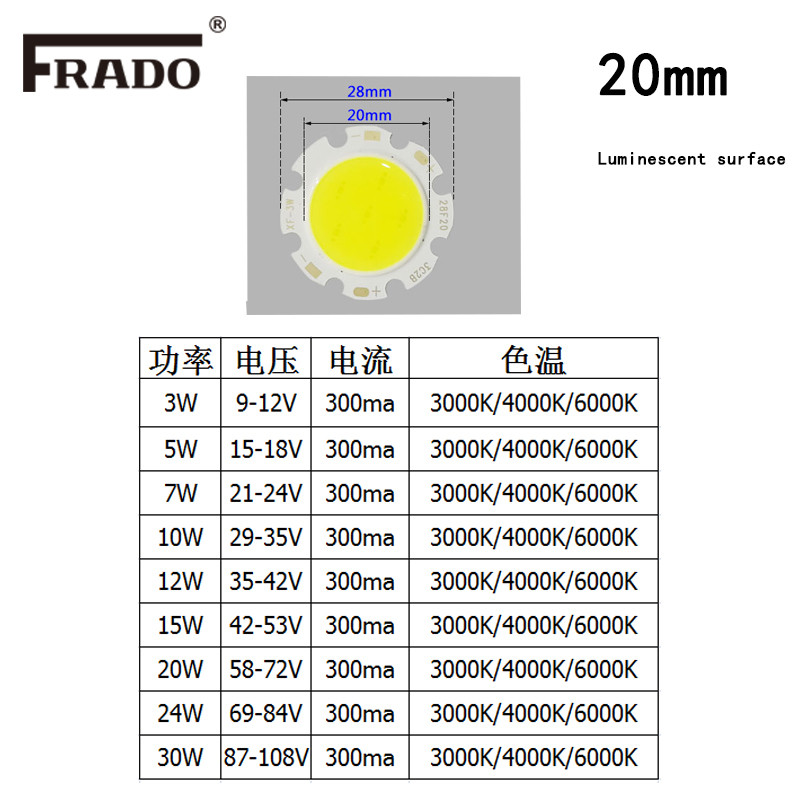 2PS 3W5W7W10W SMD LED COB Διόδους Chip High Power Bead Light Lamp Light for Led Bulb Spotlight Street Led Lamp Neutral light4000K