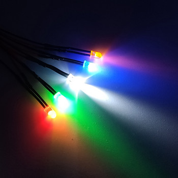 5 τμχ 5 χιλιοστά προ-ενσύρματα LED με θήκες που εκπέμπουν δίοδοι Φώτα λαμπτήρων για DIY Hobbyists 3V 6V 9V 12V-220V Κόκκινο Κίτρινο Μπλε Πράσινο Λευκό