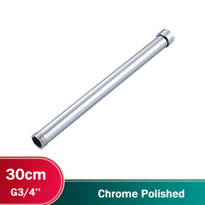 30/40 cm ümmargune ja kandiline pikendustoru vannitoa dušisegisti jaoks, must üldliidese pikendustorud, lisapikendustoru