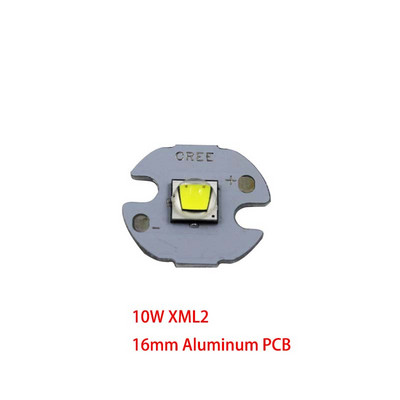 1x Eredeti Led CREE XML2 XM-L2 10W nagy teljesítményű LED gyöngyök PCB nélkül Hűvös, meleg, semleges fehér zseblámpa Led fényforrás