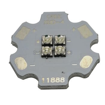 Cree XBD XB-D 4Leds 4-Chip Ενσωματωμένο φως εκπομπού LED υψηλής ισχύος 12V Λευκό/Θερμό λευκό/Κόκκινο/Πράσινο/Μπλε/Κίτρινο Φωτιστικό DIY