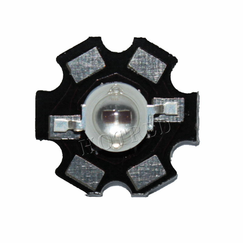 10 τμχ 3W Led Diode 3W 5W Light 2 Chips 3W 5W led diode Emitter Blue 450nm UV Diode 395nm IR 730nm 740nm λαμπτήρα UV PCB