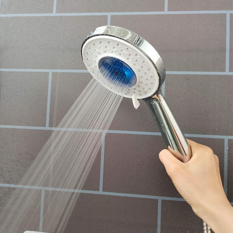 New Arrival 3 Modes SPA Shower Head Big Panel Propeller Rainfall Massage Eco Shower Sprayer Nozzle Αξεσουάρ μπάνιου