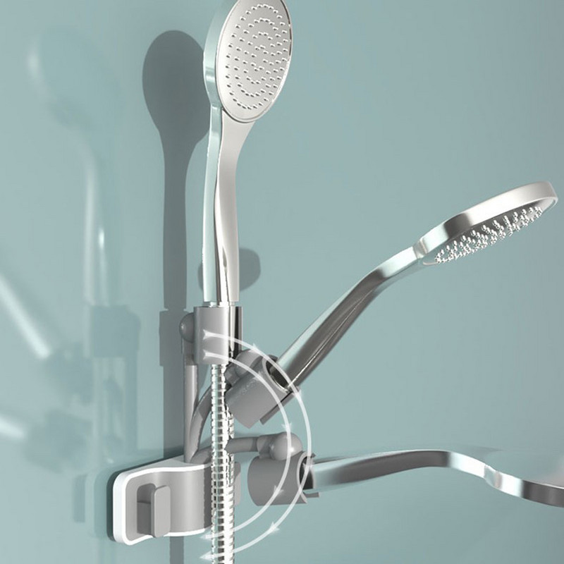 Βάση ντουζιέρας Ρυθμιζόμενη βάση ντουζιέρας Βάση τοίχου Βάση στήριξης 360° χωρίς στήριγμα Αξεσουάρ μπάνιου για ντους