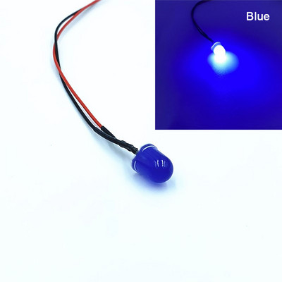 10 τμχ 8mm Προκαλωδιωμένα LED Διόδους Εκπομπής με Αντίσταση LED λαμπτήρα 3V 5V6V9V 12V 24V 36V 48V 60V 110V 220V