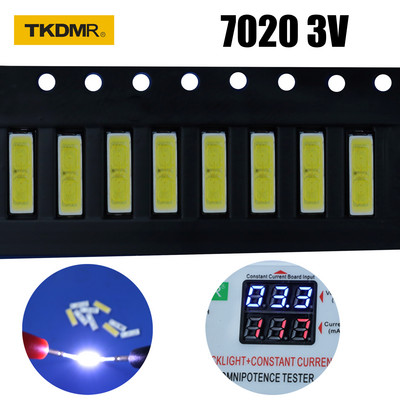 TKDMR 100/50KOM SMD LED 7020 3v 0,5W 240mA hladno bijelo 40LM za TV pozadinsko osvjetljenje LEHWS7OP16KZ PPYR71U23GZ000400