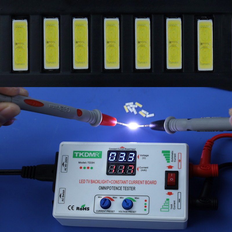 TKDMR 100/50PCS SMD LED 7020 3v 0,5W 240mA Cool White 40LM για οπίσθιο φωτισμό τηλεόρασης LEHWS7OP16KZ PPYR71U23GZ000400