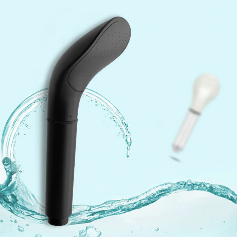 Μαύρη κεφαλή ντους υπό πίεση Εξοικονόμηση νερού στο σπίτι Ξενοδοχείο ντους Μπανιέρα καταιονισμού Αξεσουάρ οικιακής βρύσης μπάνιου