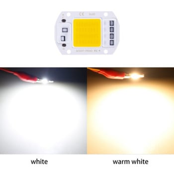 Aswesaw LED COB лампа Bead 20W 30W 50W AC 220V IP65 Smart No Need Driver Направи си сам прожектор Led крушка Spotlight Outdoor Chip Lamp