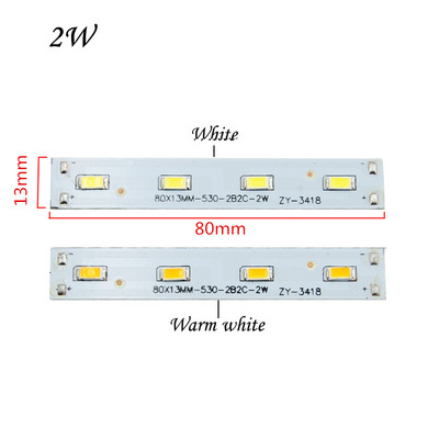 5db/tétel SMD5730 LED Chip 2W 3W 5W 240-280mA Állandó árambemenet SMD 5730 Light Bead Board Alumínium Lámpalap LED Izzóhoz