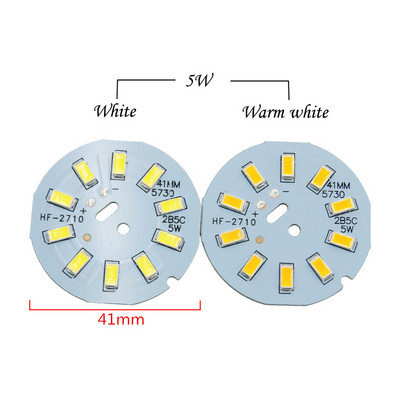 5db/tétel SMD5730 LED Chip 2W 3W 5W 240-280mA Állandó árambemenet SMD 5730 Light Bead Board Alumínium Lámpalap LED Izzóhoz