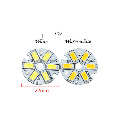 5db/tétel SMD5730 LED Chip 2W 3W 5W 240-280mA Állandó árambemenet SMD 5730 Light Bead Board Alumínium Lámpalap LED Izzóhoz