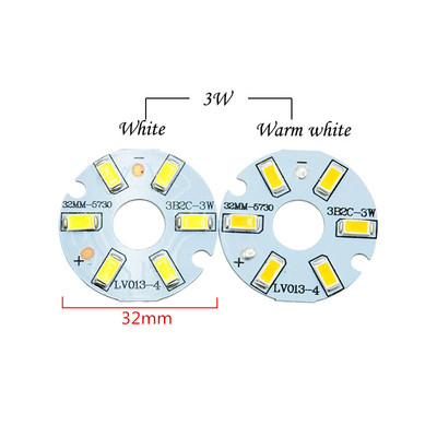 5db/tétel SMD5730 LED Chip 2W 3W 5W 240-280mA Állandó árambemenet SMD 5730 Light Bead Board Alumínium Lámpalap LED Izzóhoz