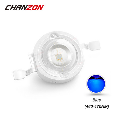 CHANZON 10db/tétel Nagy teljesítményű LED Chip 1W 3W Meleg Természetes Hideg Hideg Fehér Piros Zöld Kék Sárga 1 3 W Watt barkács spotlámpa izzóhoz