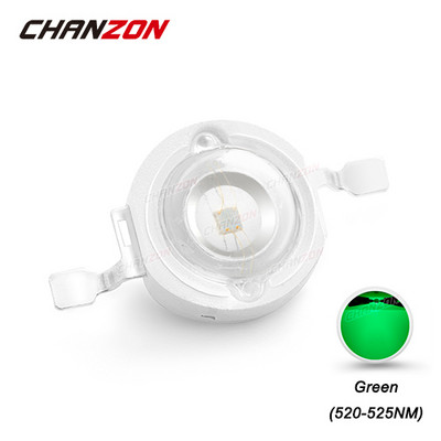 CHANZON 10db/tétel Nagy teljesítményű LED Chip 1W 3W Meleg Természetes Hideg Hideg Fehér Piros Zöld Kék Sárga 1 3 W Watt barkács spotlámpa izzóhoz