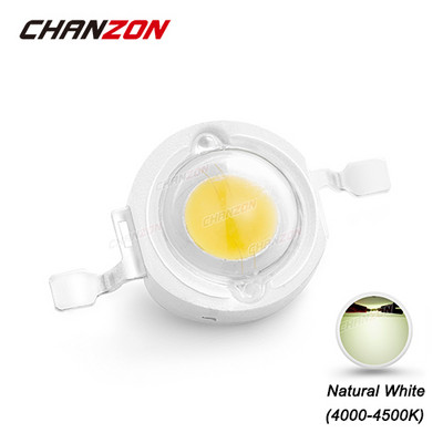 CHANZON 10db/tétel Nagy teljesítményű LED Chip 1W 3W Meleg Természetes Hideg Hideg Fehér Piros Zöld Kék Sárga 1 3 W Watt barkács spotlámpa izzóhoz