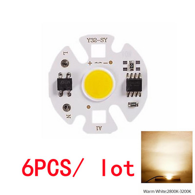 LED COB lámpa Chip Bulb Y32 AC220V 110V 12W 10W 7W 5W 3W Valódi teljesítmény bemenet IP65 kültéri LED izzó FloodLight hideg meleg fehér