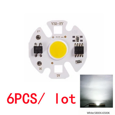 LED COB lámpa Chip Bulb Y32 AC220V 110V 12W 10W 7W 5W 3W Valódi teljesítmény bemenet IP65 kültéri LED izzó FloodLight hideg meleg fehér