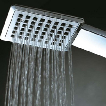 SHUIELIN Εξοικονόμηση νερού υπό πίεση ABS Τετράγωνη κεφαλή ντους Μπάνιο ντους Ψεκαστήρας χεριών κεφαλής ντους Ενισχυτής νερού ψεκασμού