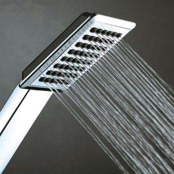 SHUIELIN Спестяване на вода под налягане ABS Квадратна глава за душ Душове за баня Пръскачка Ръчна глава за душ Усилвател на водата Поръсете