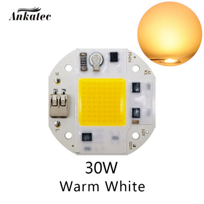 Be suvirinimo LED COB CHIP 20W 30W 50W AC110V 220V viso spektro augalų augimas šalta balta šilta balta šviesos diodų matrica LED matrica