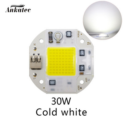 Be suvirinimo LED COB CHIP 20W 30W 50W AC110V 220V viso spektro augalų augimas šalta balta šilta balta šviesos diodų matrica LED matrica