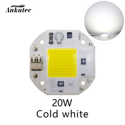 Be suvirinimo LED COB CHIP 20W 30W 50W AC110V 220V viso spektro augalų augimas šalta balta šilta balta šviesos diodų matrica LED matrica