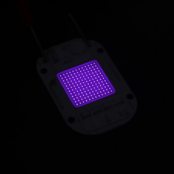 UV 395nm светодиоден чип COB диод 50W 30W 20W DOB модул ултравиолетово втвърдяване метален детектор кварцов черна светлина бактерицидна дезинфекция